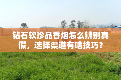 钻石软珍品香烟怎么辨别真假，选择渠道有啥技巧？